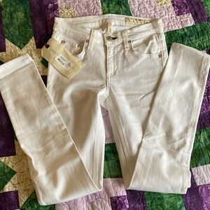 New Skinny Rag and Bone White Jeans Size 25